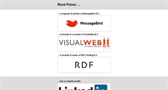 Desktop Screenshot of feiner.nu